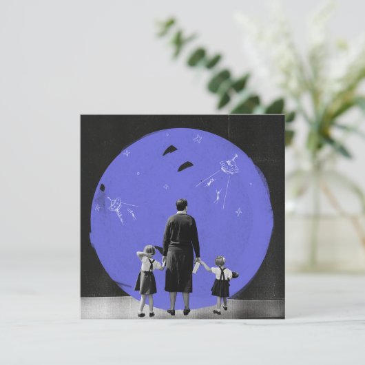 Postkarte der Neugier (Stehend Vorderseite)