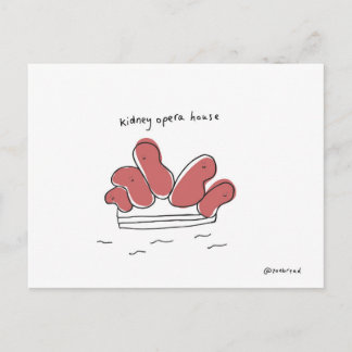 Postkarte der Nierenzoper