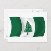 Postkarte der Norfolkinsel (Vorne/Hinten)