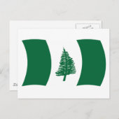 Postkarte der Norfolkinsel (Vorne/Hinten)