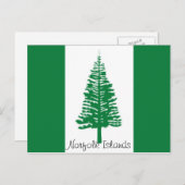Postkarte der Norfolkinseln (Vorne/Hinten)