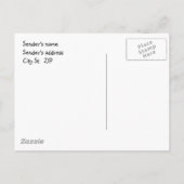 Postkarte der offenen Hauseinladung (Rückseite)