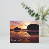 Postkarte der Oregon-Küste (Stehend Vorderseite)
