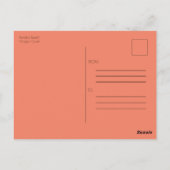 Postkarte der Oregon-Küste (Rückseite)