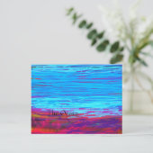 Postkarte "Der Ozean" (Stehend Vorderseite)