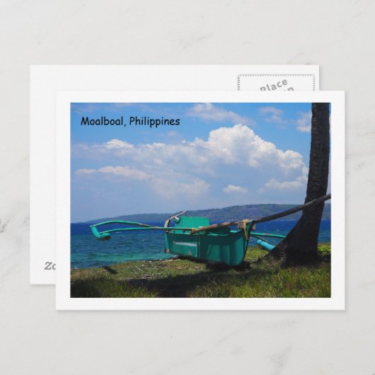 Postkarte der Philippinen (Vorne/Hinten)