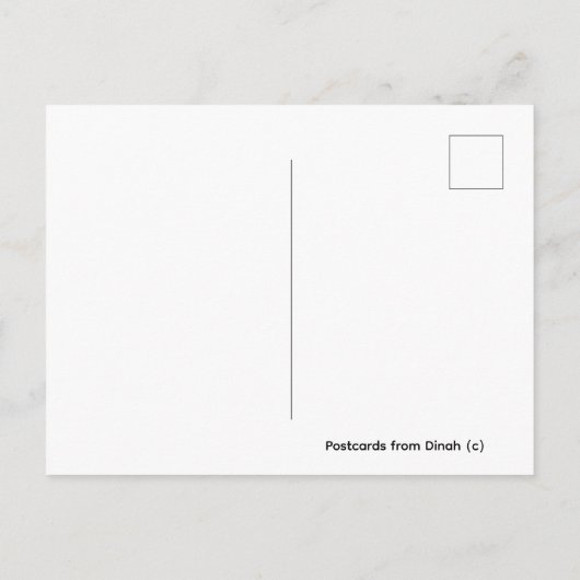 Postkarte der Philly Cat auf der 9. Straße (Rückseite)