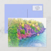 Postkarte der Presque Isle (Vorne/Hinten)