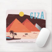 Postkarte der Pyramide Mousepad (Mit Mouse)