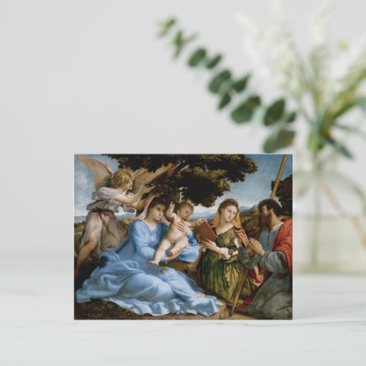 Postkarte der religiösen Kunst (Stehend Vorderseite)