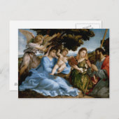 Postkarte der religiösen Kunst (Vorne/Hinten)