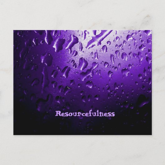 Postkarte der Ressourcen (Vorderseite)