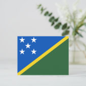 Postkarte der Salomonen (Stehend Vorderseite)