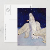 Postkarte: Der Schneemeister Postkarte (Vorne/Hinten)