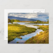 Postkarte der schottischen Highlands-Landschaft (Vorne/Hinten)