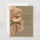 Postkarte der Schwesternschaft - Joan (Vorne/Hinten)