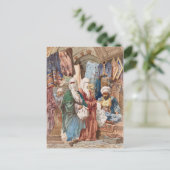 Postkarte "Der Seidenbasar" (Stehend Vorderseite)