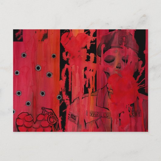 Postkarte der Serie "Herz" (Vorderseite)