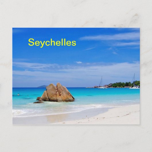 Postkarte der Seychellen (Vorderseite)