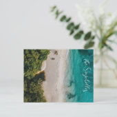 Postkarte der Seychellen, Ostafrika (Stehend Vorderseite)