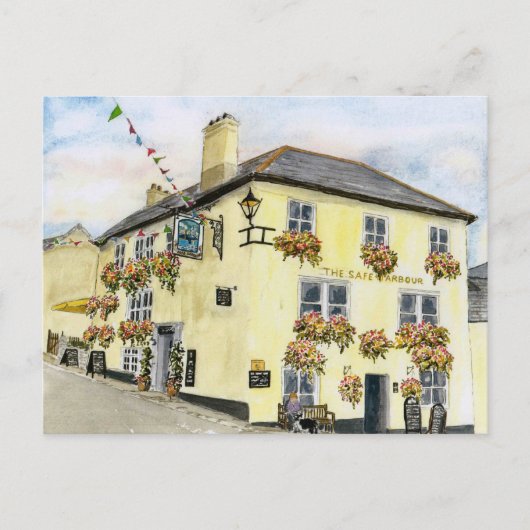 Postkarte "Der sichere Hafen" (Vorderseite)