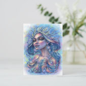 Postkarte der Sieben Meere (Stehend Vorderseite)