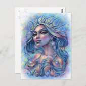 Postkarte der Sieben Meere (Vorne/Hinten)