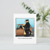 Postkarte der Sonnigen Nationalpolizei (Stehend Vorderseite)