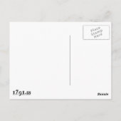 Postkarte der Staatsflagge von Idaho (Rückseite)