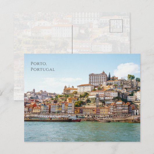 Postkarte der Stadt Porto (Vorne/Hinten)