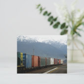 Postkarte der Station verlassen (Stehend Vorderseite)