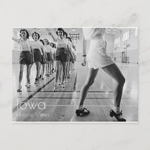 Postkarte der stechend Tanzklasse