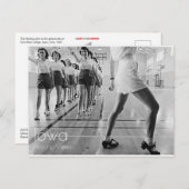 Postkarte der stechend Tanzklasse (Vorne/Hinten)