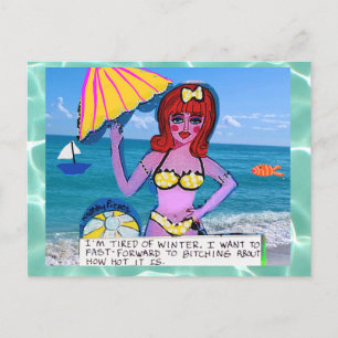 Postkarte - der Strand macht alles wieder gut Post