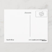Postkarte der südafrikanischen Küste (Rückseite)