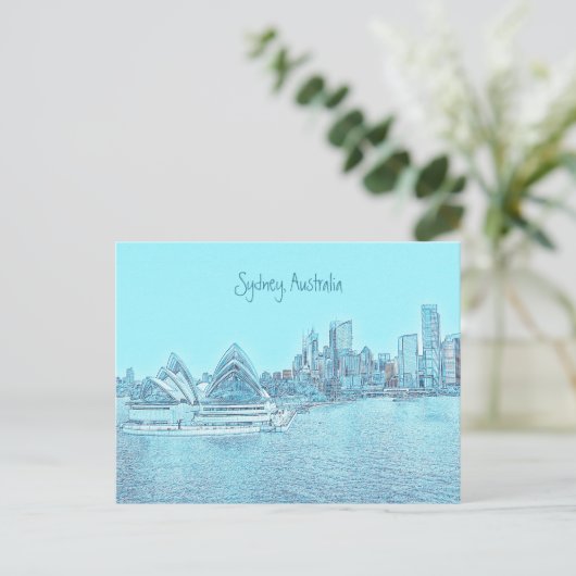 Postkarte der Sydney Opera (Stehend Vorderseite)