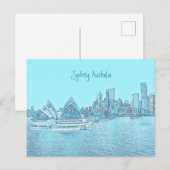 Postkarte der Sydney Opera (Vorne/Hinten)