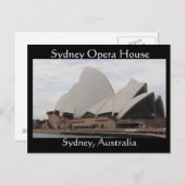Postkarte der Sydney Opera (Vorne/Hinten)
