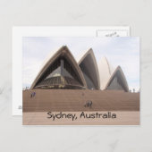 Postkarte der Sydney Opernhaus (Vorne/Hinten)
