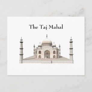 Postkarte: Der Taj Mahal Postkarte