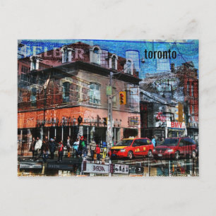 Postkarte der Toronto Queen-Straßenkollektion