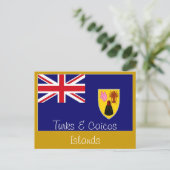 Postkarte der Turks- und Caicosinseln (Stehend Vorderseite)