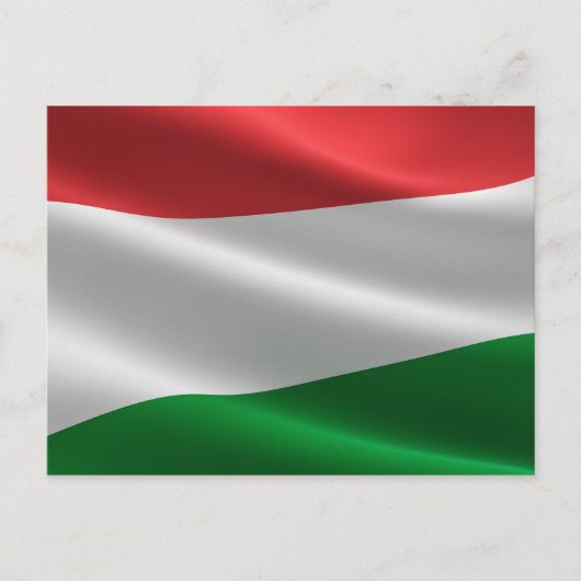 Postkarte der ungarischen Flagge (Vorderseite)