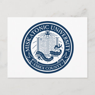 Postkarte der Universität Miskatonic