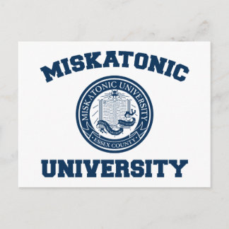 Postkarte der Universität Miskatonic