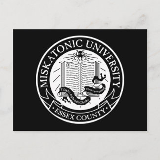 Postkarte der Universität Miskatonic