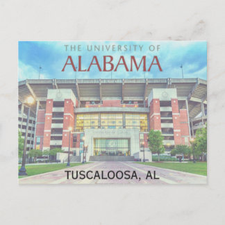 Postkarte der Universität von Alabama