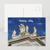 Postkarte der Vatikanstadt (Vorne/Hinten)