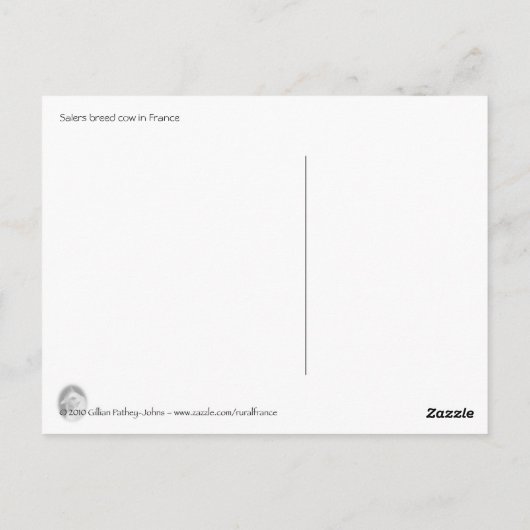 Postkarte der Verkäufer (Rückseite)