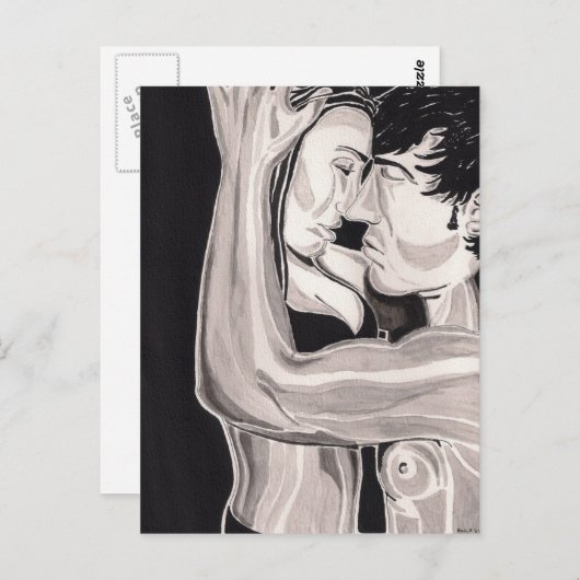 Postkarte der Versuchung (Vorne/Hinten)